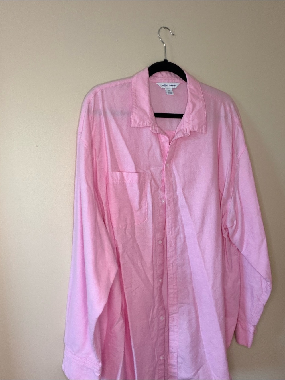 Old Navy Pink Button-Down Shirt_boyfriend style shirt- XL Tall